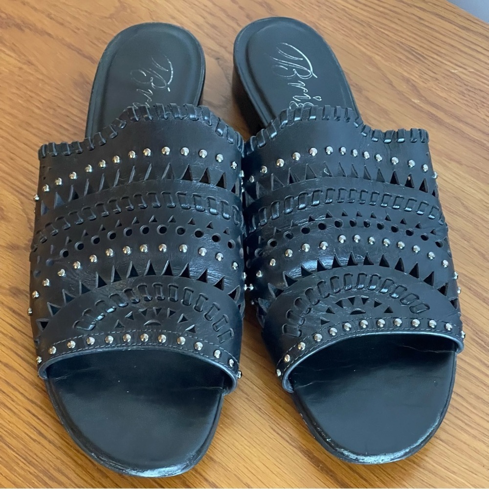 Brighton Neo Mule Leather Sandals Black Size 9.5 - Picture 15 of 16